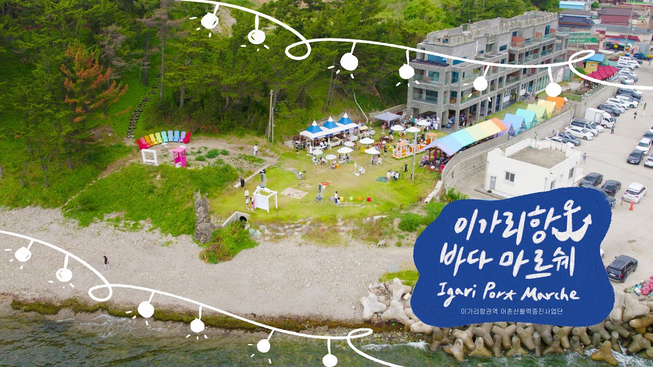 포항 이가리항 바다 마르쉐 현장 스케치 영상